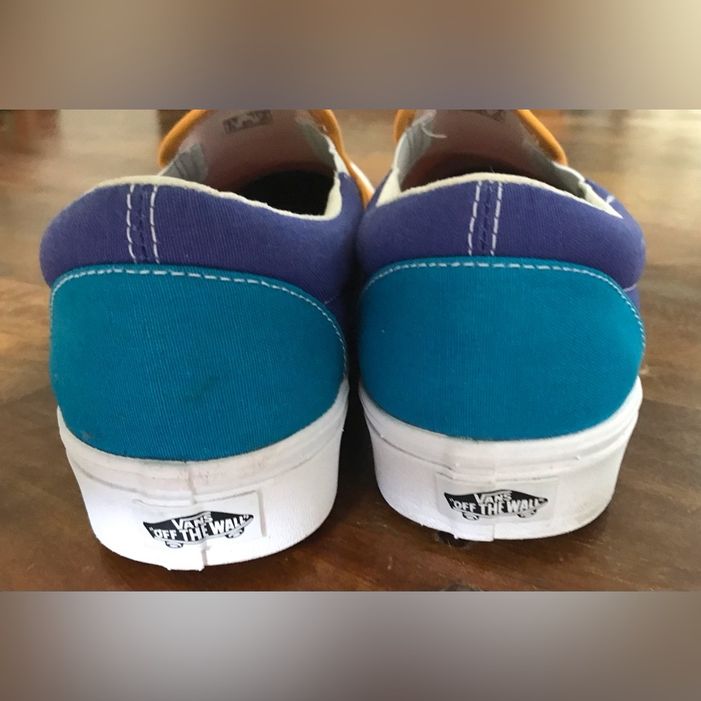Vans Tri-color Retro Court Slip On Sneaker Unisex Men 9.5, Women 11 - Picture 5 of 8